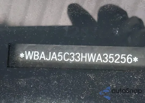 2017 BMW 530I from USA, damaged, VIN WBAJA5C33HWA35256